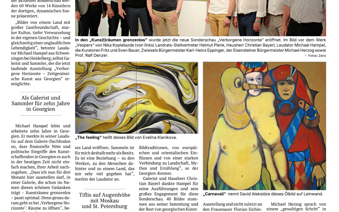„Verborgene Horizonte – Zeitgenössische Kunst ausGeorgien“ in den „Kuns(t)räumen grenzenlos“